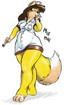  balto_(film) blush canine chubby female fox jenna mifmaf nurse solo thermometer uniform walking 