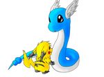  comic dragonair pikachu pok&eacute;mon sparky vore 
