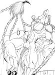  canine chest_tuft en hybrid isaac_phearr izzy jackal masculine masturbation muscles penis piercing solo wings 