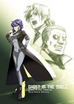  2boys batou caffein coat ghost_in_the_shell ghost_in_the_shell_stand_alone_complex highres kusanagi_motoko mullet multiple_boys purple_hair red_eyes short_hair sunglasses togusa 