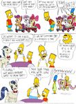  bald bart_simpson blue_hair comic cutie_mark cutie_mark_crusaders_(mlp) dialog english_text equine female feral fluttershy_(mlp) flying friendship_is_magic group hair homer_simpson horn horse lisa_simpson male mammal mooning my_little_pony no_beer pegasus pink_hair plain_background pony purple_hair red_hair scootaloo_(mlp) scooter sweetie_belle_(mlp) text the_simpsons timothy_fay two_tone_hair unicorn wagon white_background wings yellow_body 