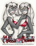  bikini conjoined feline female multi_head multi_limb sarahsilver skimpy 