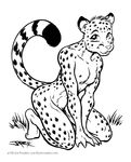  breasts cheetah cute feline female joe_rosales kneeling nude shy small_breasts solo 