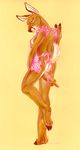  apron back cervine deer female hooves masturbation nude pink raised_tail rolling_pin solo tail uaykan 
