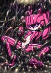  breasts copyright_request highres musen-shiki_sanhankikan nipples pink_skin pussy robot small_breasts source_request striped tentacles twintails 