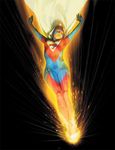  cape costume dc_comics fly high_heels mask super_heroine super_woman superheroine superwoman 