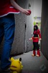  alley battle cosplay fdp gym_leader natsume_(pokemon) nova photo pikachu pokemon pokemon_(game) pokemon_red_and_green pokemon_rgby red_(pokemon) twinfools vandorwolf 