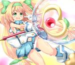  :d blazblue blonde_hair blush boots bow bubble gloves green_eyes hair_intakes hair_ribbon hairband happy heart heart-shaped_pupils long_hair low-tied_long_hair magical_girl muchourin naka navel open_mouth panties platinum_the_trinity quad_tails ribbon smile solo staff symbol-shaped_pupils two_side_up underwear v white_gloves white_panties 
