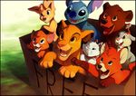  bambi_(movie) bear bow box brother_bear bunny cat cinderella company_connection devin_elle_kurtz disney dog for_adoption fox in_box in_container jaq_(cinderella) lilo_&amp;_stitch lion marie_(the_aristocats) mouse no_humans notched_ear oliver_&amp;_company oliver_(oliver_&amp;_company) one_eye_closed simba stitch_(lilo_&amp;_stitch) the_aristocats the_fox_and_the_hound the_lion_king thumper_(bambi) tod_(the_fox_and_the_hound) 