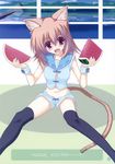  ice_&amp;amp;_choco kemonomimi kokonobi laihua tail 