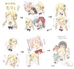  &gt;_&lt; :&gt; :o =_= akemi_homura chibi closed_eyes comic darkside drooling fang highres kaname_madoka kyubey mahou_shoujo_madoka_magica miki_sayaka multiple_girls o_o pantyhose sakura_kyouko tears tomoe_mami translated wavy_eyes 