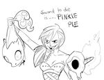  black_and_white death decapitation equine female friendship_is_magic horns horse human magic monochrome my_little_pony pinkie_pie_(mlp) pony twilight_sparkle_(mlp) 