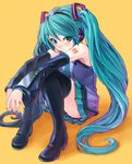  hatsune_miku tagme thighhighs vocaloid yahako 