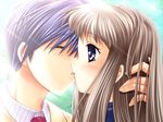  cg clannad game_cg key miyazawa_yukine okazaki_tomoya tagme 