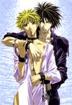  amano_ginji get_backers male mido_ban yaoi 