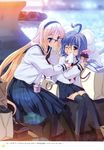  anette_gabriel clockup fixme giselle_olympiada imanaka_koutarou megane rune_lord school_uniform stitchme thighhighs 