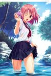  color_issue fixed koutaro school_uniform see_through wet_clothes 