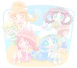  chibi elizabert fango fine fushigiboshi_no_futago_hime fushigiboshi_no_futago_hime_gyu kemonomimi kyukyu lione mirai mizugi pyupyu rein tio 