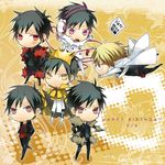  chibi durarara!! heiwajima_shizuo orihara_izaya 