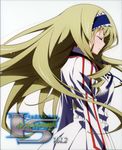  absurdres artist_request blonde_hair blu-ray_cover blue_hairband cecilia_alcott cover dvd_cover hairband highres infinite_stratos long_hair school_uniform solo 