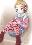  capcom child dead_rising dead_rising_2 green_eyes headphones jacket katey_greene ponytail 