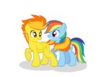  equine female friendship_is_magic hi_res horse huge lesbian my_little_pony nude pony rainbow_dash_(mlp) smittyg spitfire_(mlp) white_background 