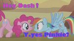  equine friendship_is_magic horse my_little_pony pegasus pinkie_pie_(mlp) pony rainbow_dash_(mlp) text 