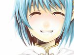  bad_id bad_pixiv_id blue_hair kamata_yuuya mahou_shoujo_madoka_magica miki_sayaka short_hair smile solo tears 