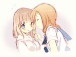  bad_id bad_pixiv_id blonde_hair blue_eyes blush cheek_poking closed_eyes fukuji_mihoko heterochromia kazekoshi_school_uniform kiyosumi_school_uniform long_hair multiple_girls open_mouth poking red_eyes red_hair saki school_uniform serafuku short_hair smile sweatdrop takei_hisa tokumi_yuiko 