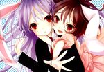  animal_ears color_issue gap inaba_tewi kemonomimi reisen_udongein_inaba shima stripe2 touhou usamimi 