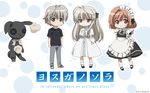  chibi dress kasugano_haruka kasugano_sora maid nogisaka_motoka wallpaper yosuga_no_sora 