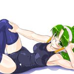  green_hair homeko mizugi os-tan sukumizu windows 