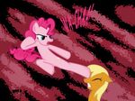  falcon_kick female friendship_is_magic fur horse mammal my_little_pony pink_fur pinkie_pie_(mlp) pony solo unknown_artist unknown_pony 