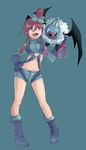  artist_request fuuro_(pokemon) gym_leader highres pokemon smile swoobat 