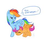  cub cute cutie_mark equine female feral friendship_is_magic fur hair horse mammal multi-colored_hair my_little_pony pegasus pink_eyes pink_hair plain_background pony rainbow_dash_(mlp) rainbow_hair scootaloo_(mlp) scootalove siansaar white_background wings young 