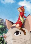  arrietty cat clothes_pin karigurashi_no_arrietty oropi riding solo 