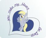  &hearts; blonde_hair cub cute cutie_mark derp derpy_hooves_(mlp) equine female feral friendship_is_magic hair mammal my_little_pony pegasus smile solo unknown_artist wings young 
