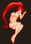  1girl breasts nipples nude oda_nobunaga_(sengoku_otome) pussy red_hair sengoku_otome solo 