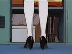  agent_aika aika_(series) animated animated_gif black_delmo skirt solo thighhighs undressing 
