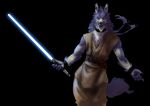  &#12456;&#12531;&#12508;&#12473; ???? lightsaber mammal star_wars sword weapon wolf 