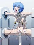  bdsm deep_penetration electricity electrocution electrodes fucking_machine inner_thighs large_insertion machine nipple_clamps orgasm pleasure spread_arms ボンデージ 尿 機械姦 痛み 綾波レイ 鎖骨 電気 青い髪 