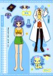  character_design feet ibe_yukiko jewelpet_tinkle megane miyakawa_tomoko sapphire sara_(jewelpet_tinkle) school_uniform thighhighs 