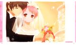  akino_momiji cuffs dress gayarou sakura_musubi wedding wedding_dress 