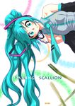  aqua_eyes aqua_hair bad_id bad_pixiv_id detached_sleeves gmbh hatsune_miku headphones headset highres long_hair necktie solo spring_onion twintails very_long_hair vocaloid 