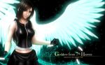  angel black_hair brown_eyes final_fantasy tifa 