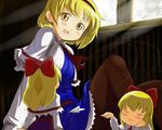  alice_margatroid blonde dress headband paper_airplane shanghai tagme touhou yellow_eyes 