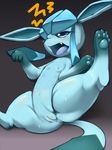  butt eeveelution female feral glaceon nintendo nipples pawpads paws pok&#233;mon pok&eacute;mon pussy simple_background solo spread_legs spreading tail teats ukanmuriman video_games 