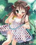  bleed_through cleavage dress scanning_dust summer_dress tanihara_natsuki wet_clothes 