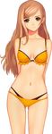  bikini cleavage mizugi oppai shining_tears shining_wind tony touka_kureha transparent_png yellow_bikini 