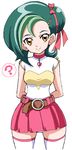  1girl ? casual female kotomozou mizuki_kotori_(yugioh_zexal) mizuki_kotori_(yuu-gi-ou_zexal) panties skirt smile solo underwear yu-gi-oh! yugioh_zexal yuu-gi-ou_zexal 